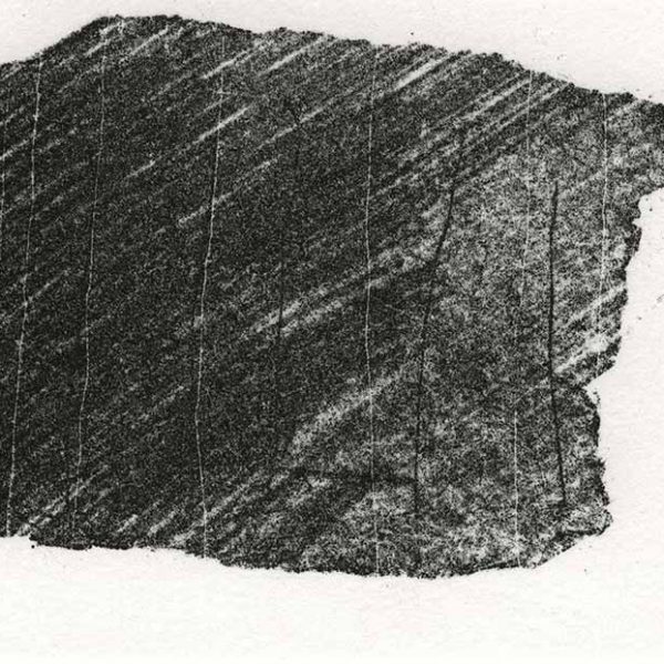 Kalka maszynowa + sucha igła (cienkie białe linie) / carbon paper and dry point (thin white lines)